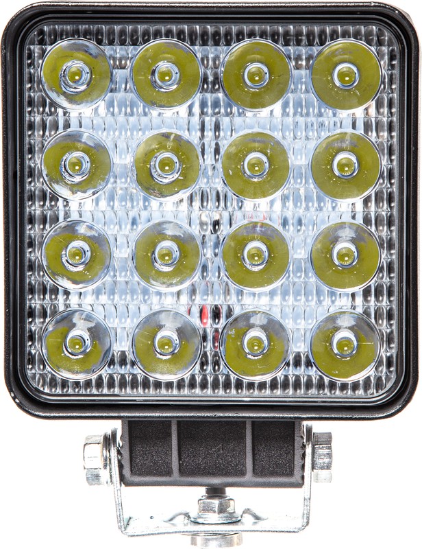 Фара светодиодная квадратная AE48S-16LED-28РC, направленный свет, 16 диодов, 48W,