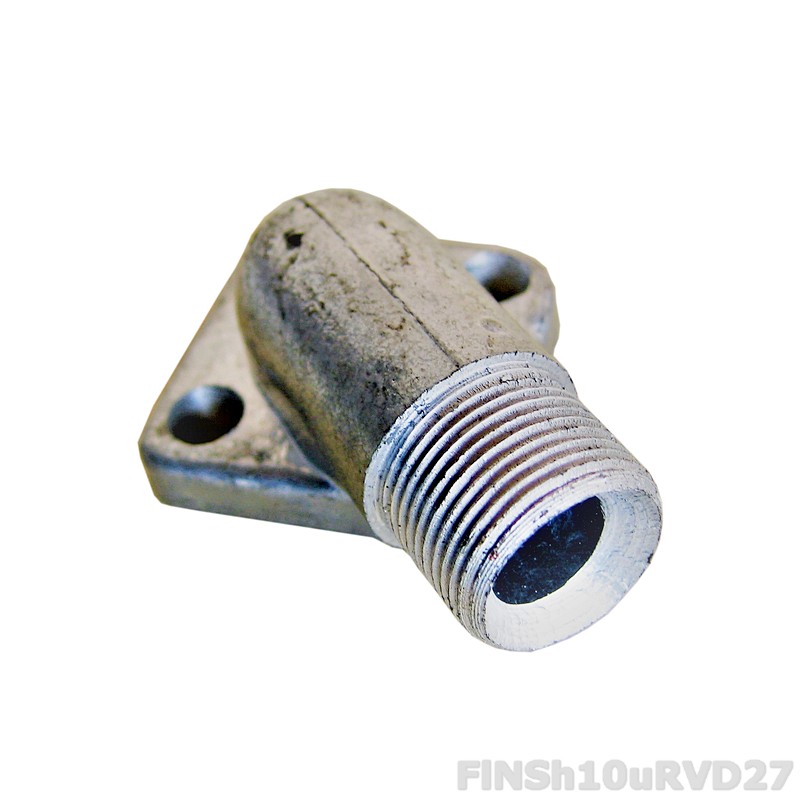 Фланец НШ-10 угловой с соединителем S27, M22x1.5