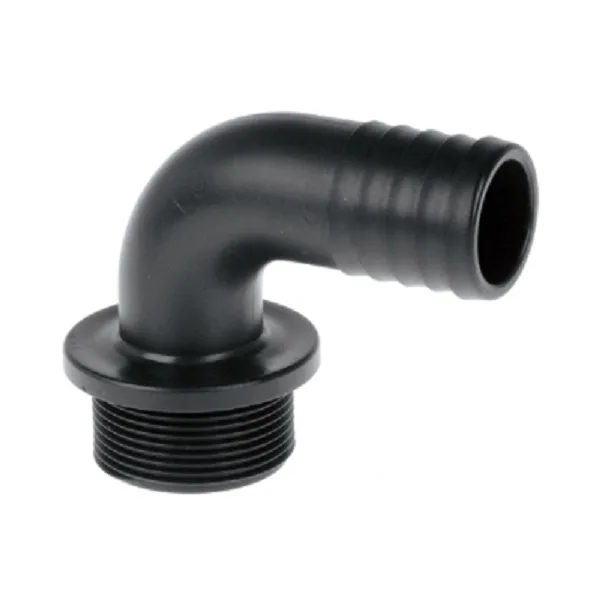 Фитинг 1/2" угловой 90°; вх. Ш (удлинённый) - вых. ёлочка 13 мм.