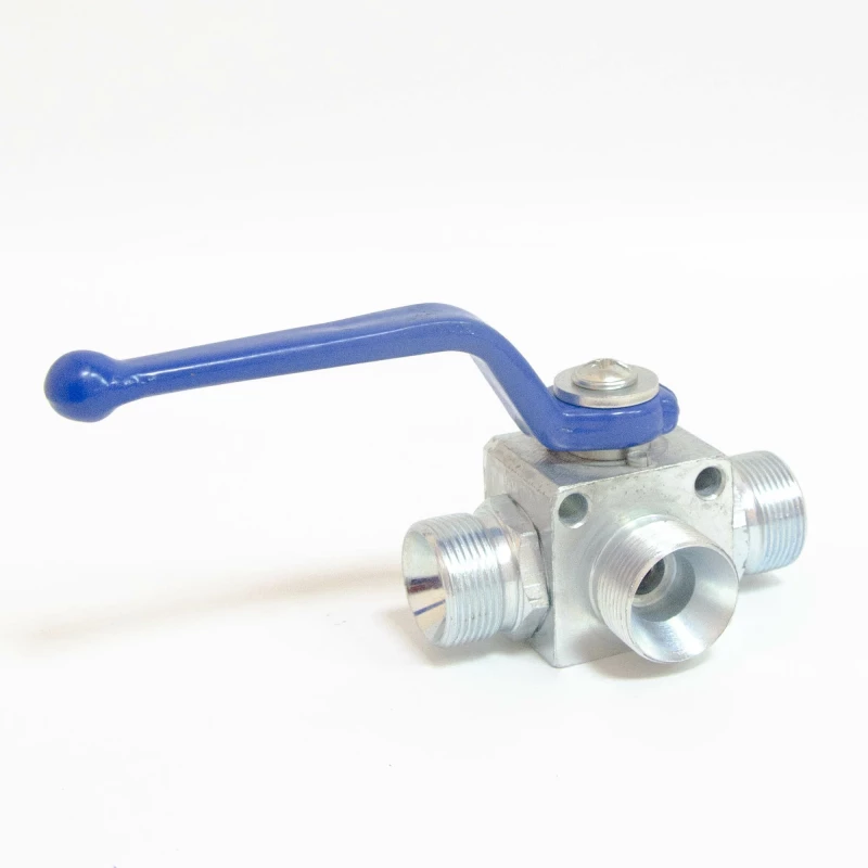 Кран шаровый гидравлический 3-ходовой S32 (27х1,5)