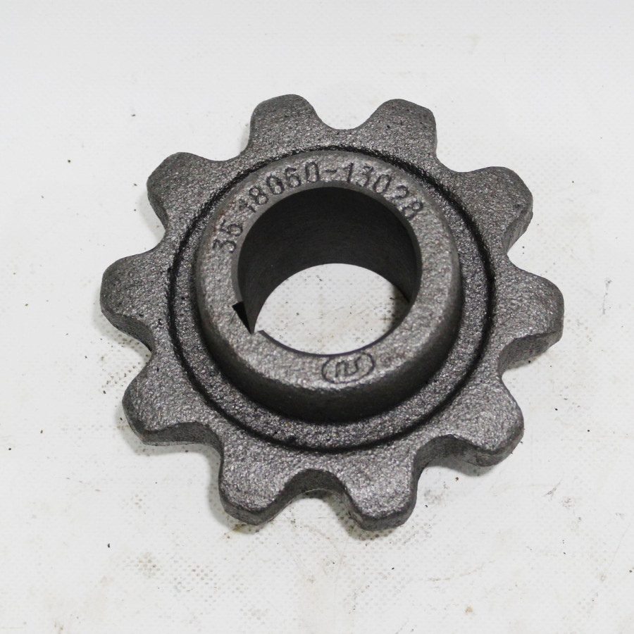 Звездочка РСМ 10.27.02.030А (z=10,t=38,0,d=50) верх. вала н/к (3518060-13028)