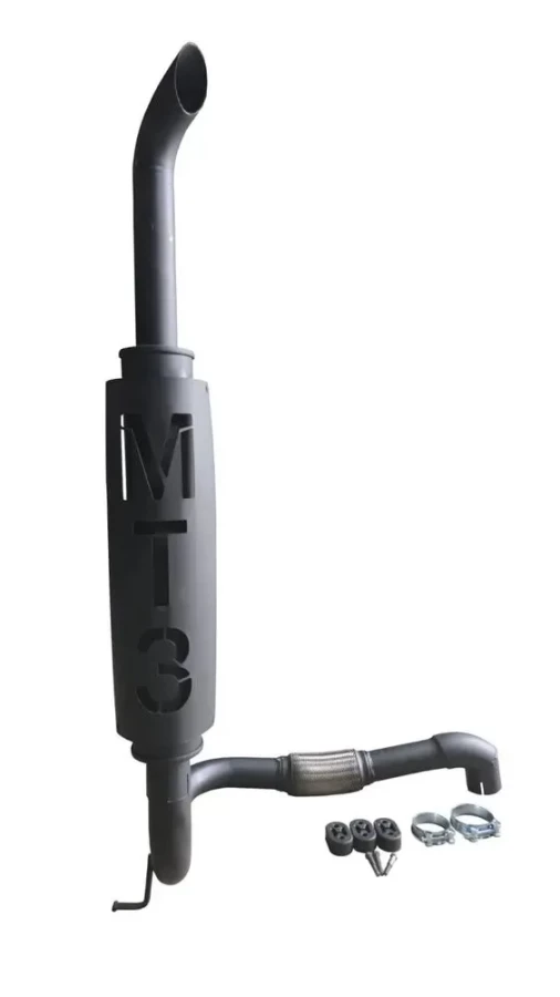 Система выпуска отработавших газов МТЗ-952.3 с глушителем, с экраном